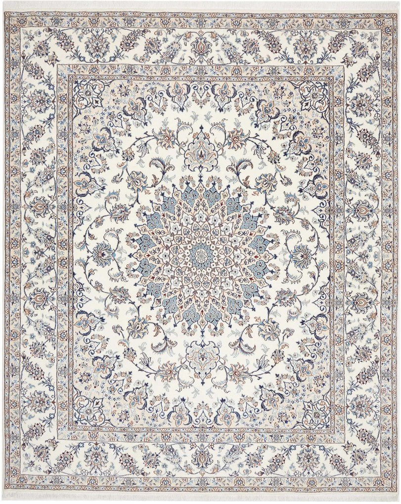 Nain Tappeto persiano 300 x 240 Beige (Iran) Annodato A Mano