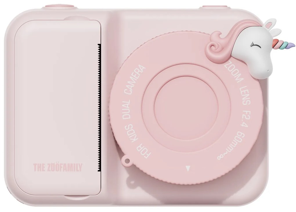 Macchina fotografica istantanea per bambini Zoo Print - unicorno