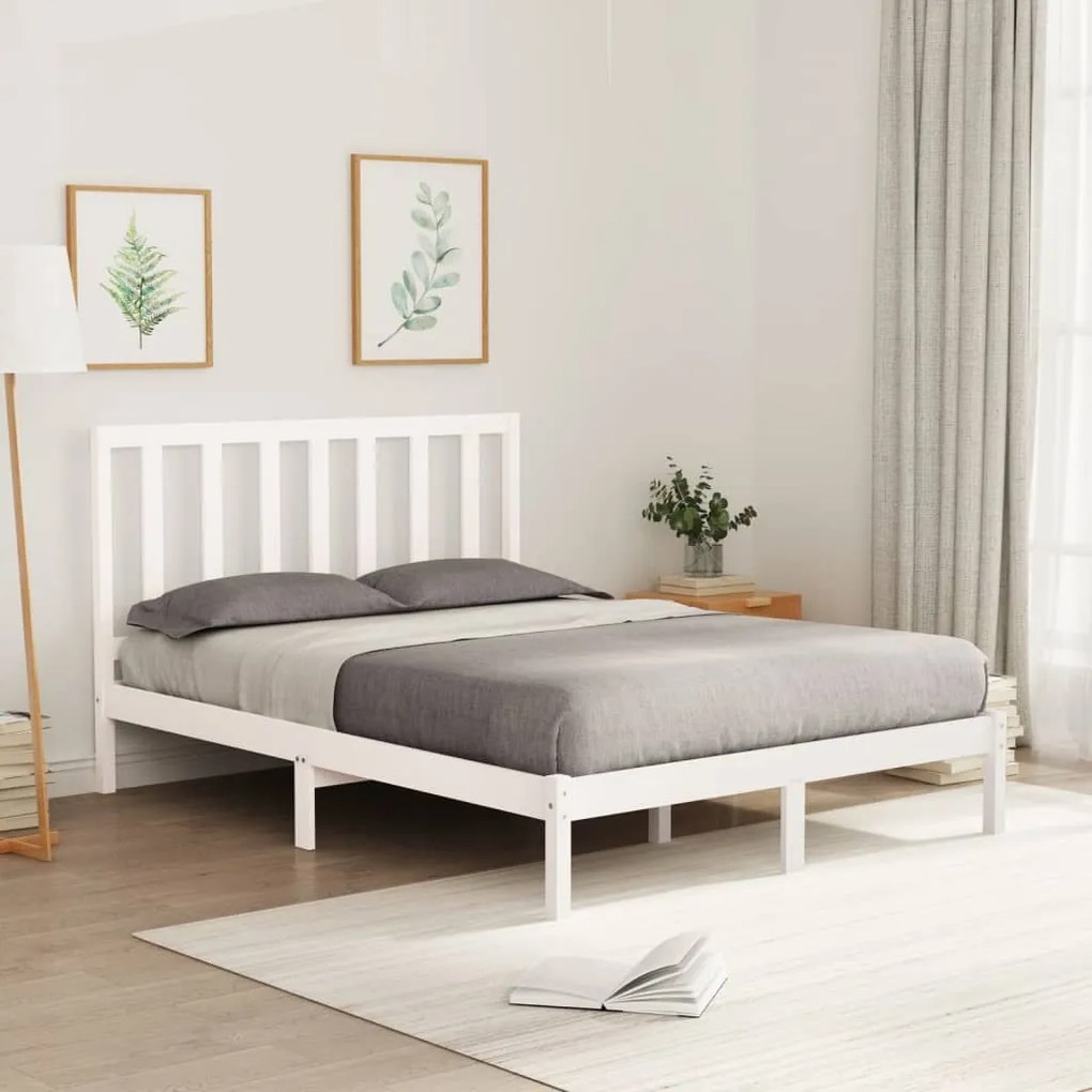 Giroletto Bianco İn Legno Massello 120x200 Cm /