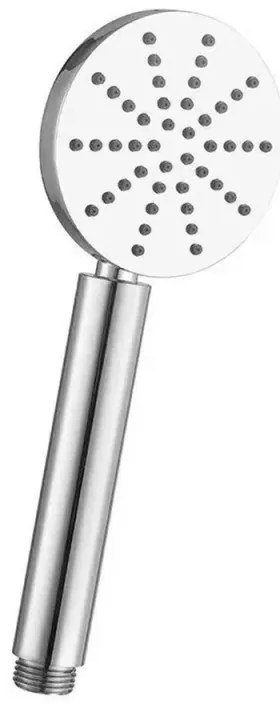 Kit doccia cromato con doccetta 8 cm e flessibile antitorsione 150 cm