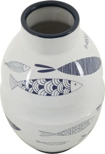 Vaso Ceramica Fish Cm Ø 21X31