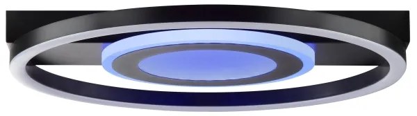 Brilliant - Plafoniera LED RGBW dimmerabile MAUREEN LED/20W/230V 3000-6500K nera + telecomando