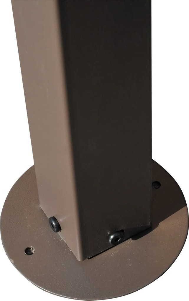 Gazebo da Giardino Impermeabile con Pannelli Laterali Beige 3x3m...