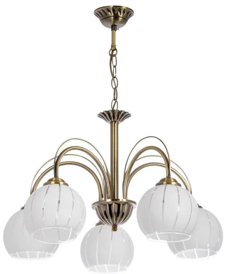 Lampadario su catena 5xE27/60W/230V