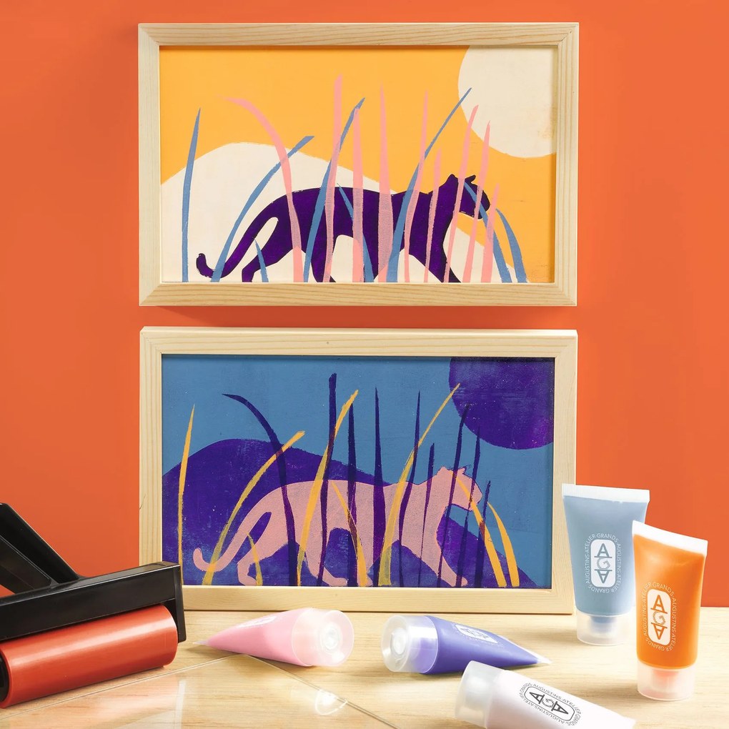 Atelier 47 - Stampa a gel per adolescenti e adulti - Pantera