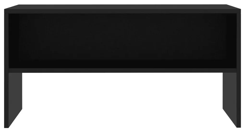 Mobile tv nero 80x40x40 cm in truciolato