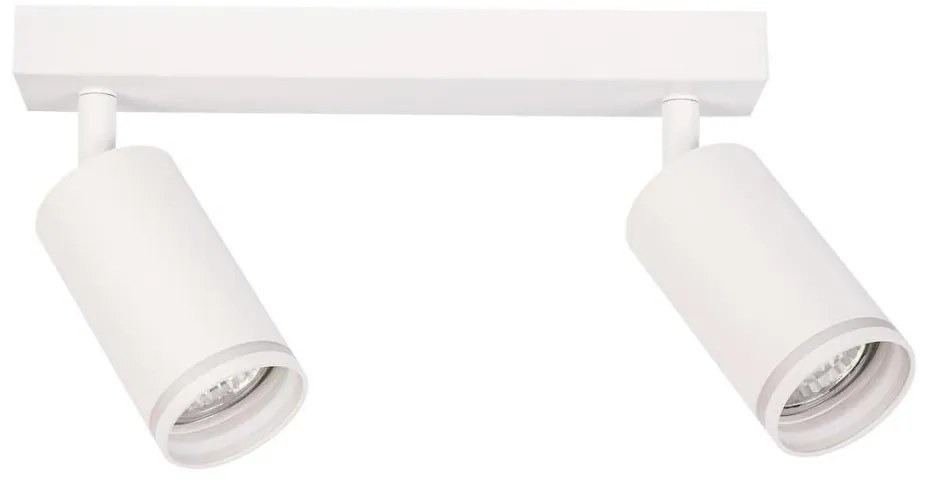 Faretto PIPE 2xGU10/10W/230V bianco