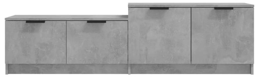 Mobile porta tv grigio cemento 158,5x36x45 cm legno multistrato