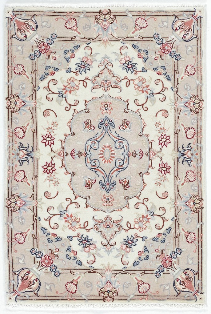 Tabriz Tappeto 60x90 (Iran) Annodato A Mano