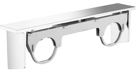 GROHE 18608001 - GROHTHERM 2000 Ripiano in cromo lucido