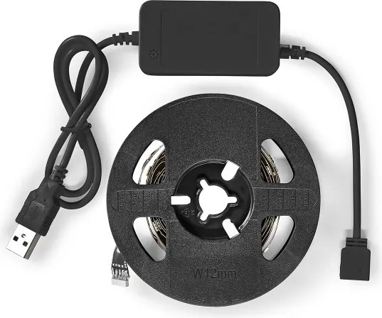 Nedis BTLS20RGBW - Striscia LED RGB Dimmerabile SmartLife 2,4m LED/4W/5V