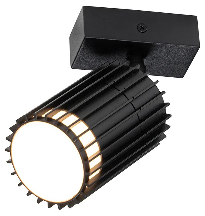 Faretto da soffitto da esterno di design nero IP44 - Boris