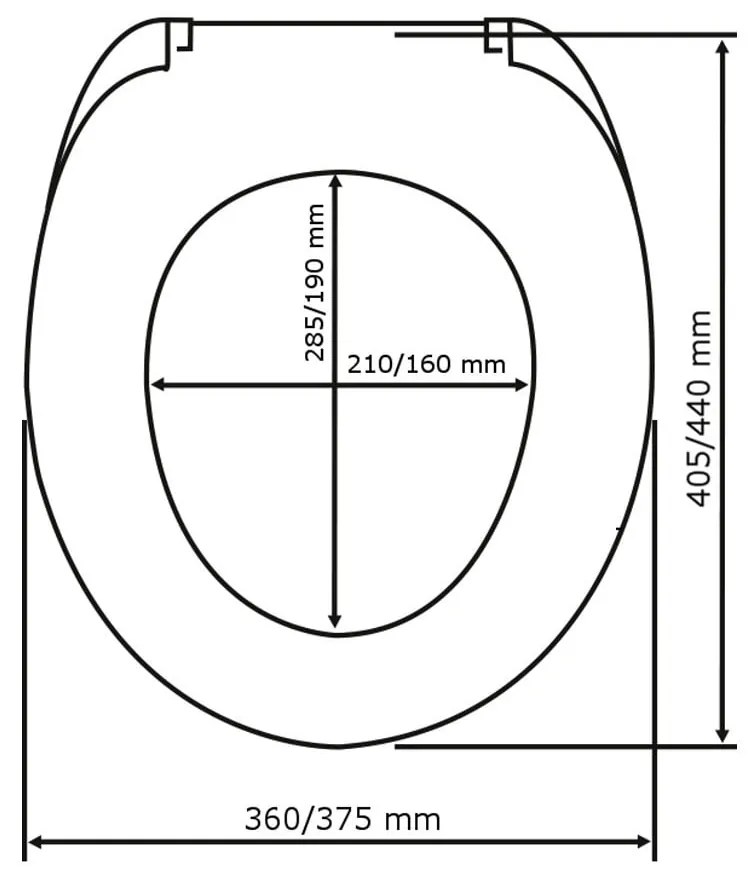 Sedile WC Easy Close bianco Family - Wenko