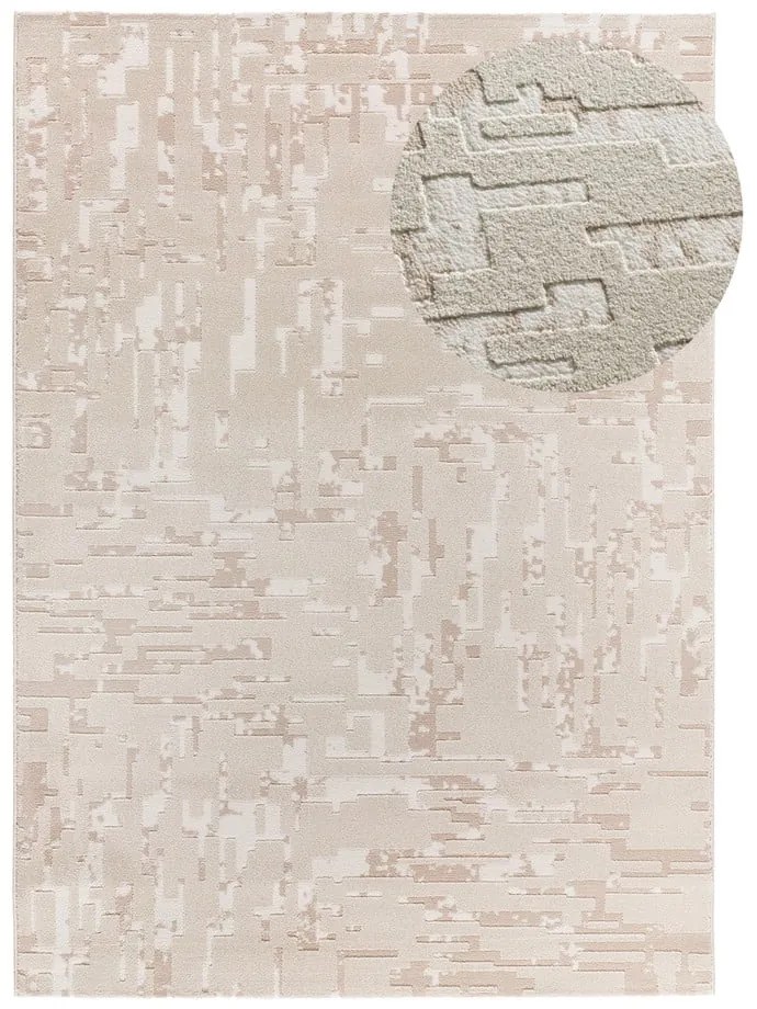 Tappeto color crema 160x230 cm Baresa – Universal