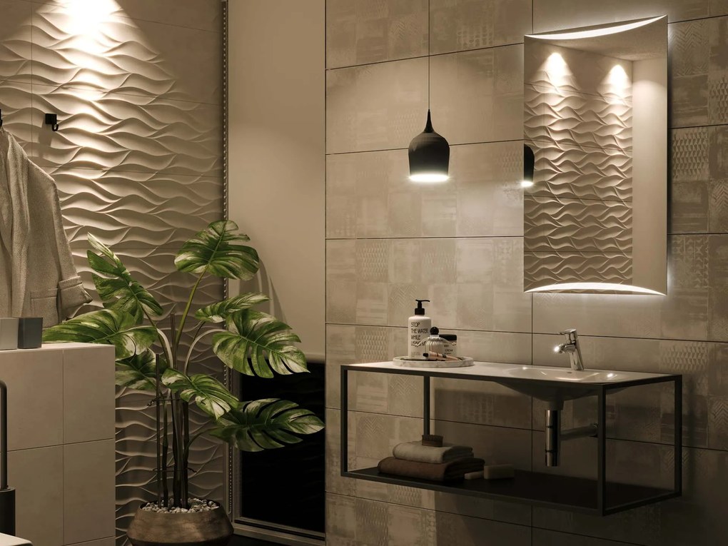 Specchio con illuminazione LED  M16