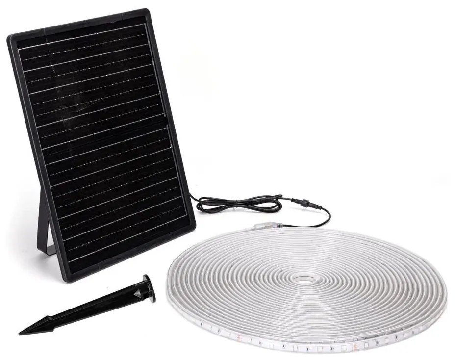 Aigostar - LED RGB Striscia solare dimmerabile LED/20W/3,2V 20 m IP65 + +TC