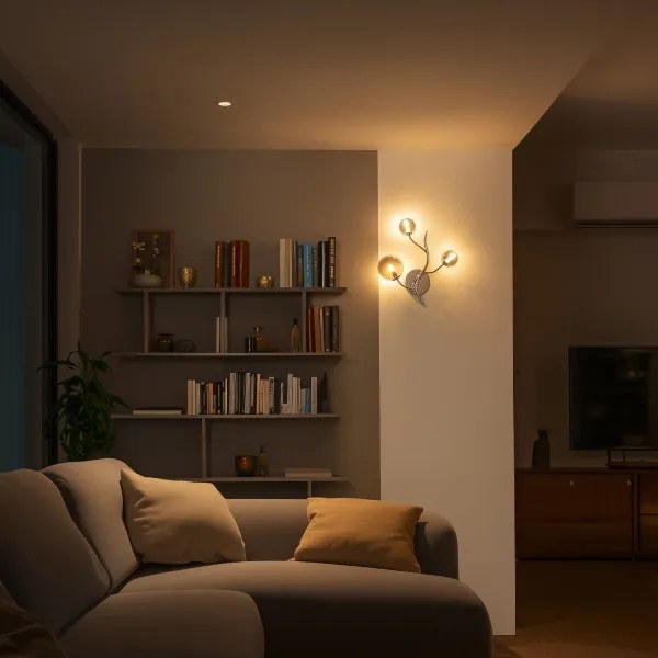 Brilagi - Applique a LED MISTEL 3xG9/3W/230V cromo lucido/fumé