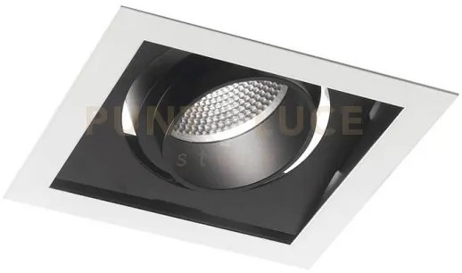 Incasso led apollo nero in alluminio 30w 2900lm 3000k orientabile 1...