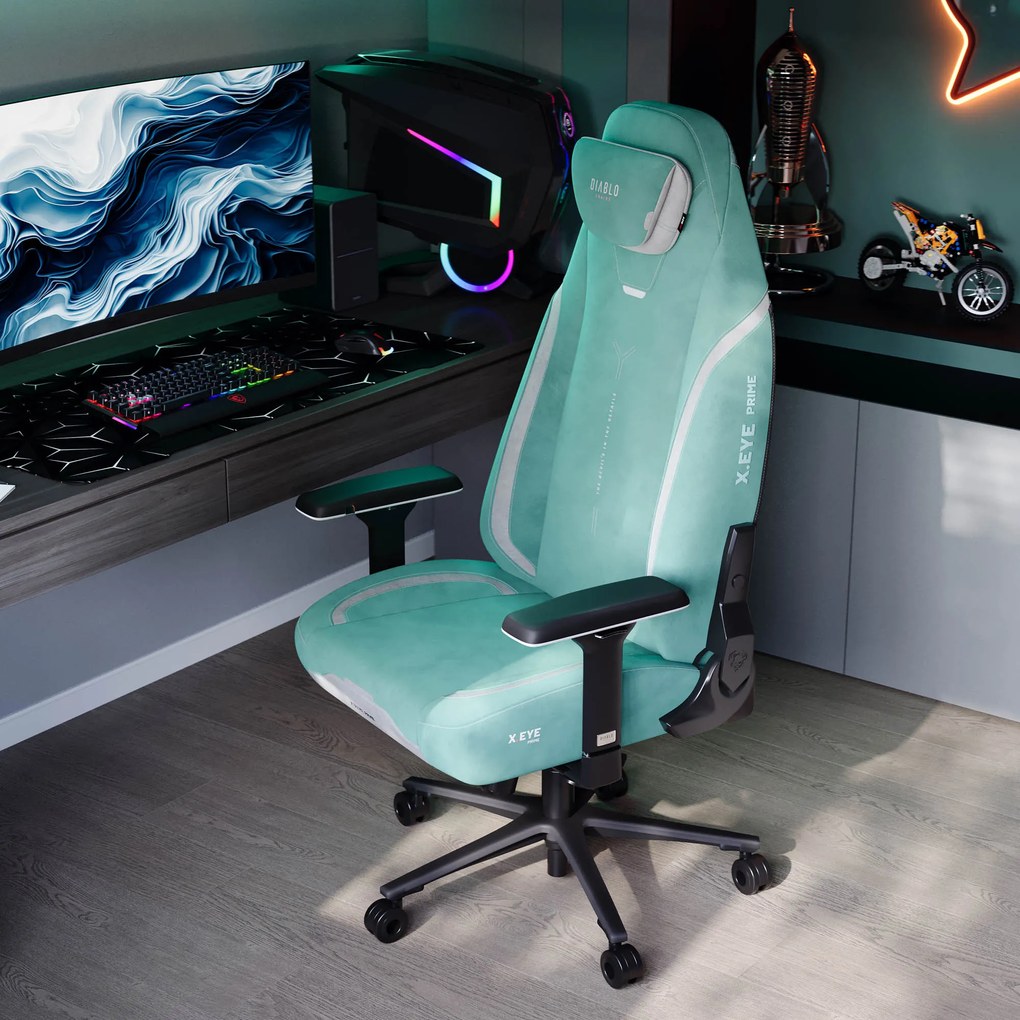 Sedia da gaming Diablo X.Eye Prime Mystic Mint Normal Size