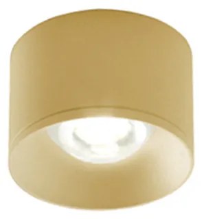 Plafoniera Contemporanea Pocket Metallo Oro Opaco Led 15W