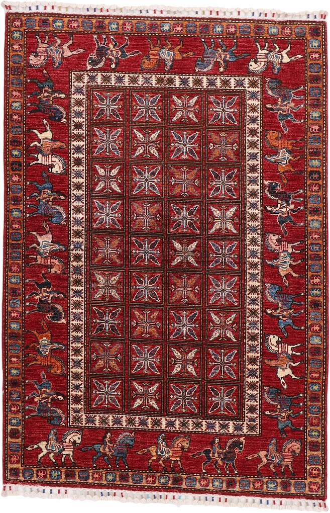 Samarkand Tappeto 150x100 (Pakistan) Annodato A Mano