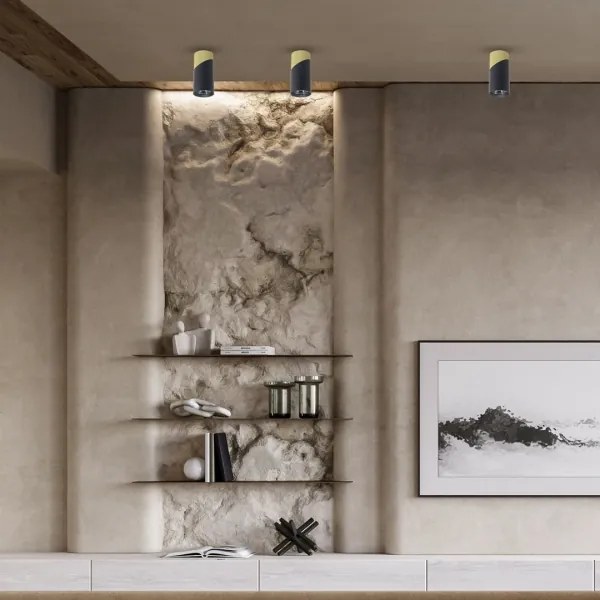 Faretto NEO 1xGU10/8W/230V nero/oro