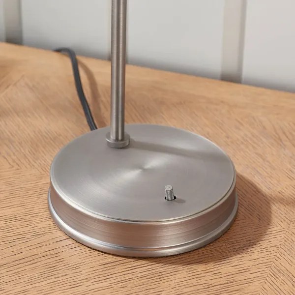 Endon 91740 - Lampada da tavolo HANSEN 1xE14/40W/230V cromo opaco