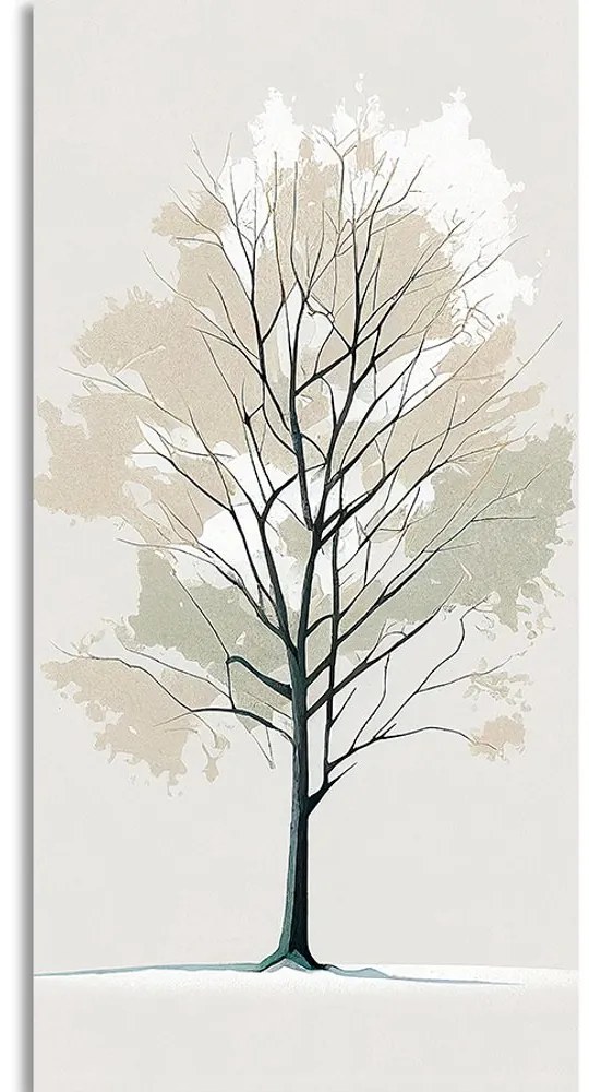 Stampa su tela – Albero in stile minimalista