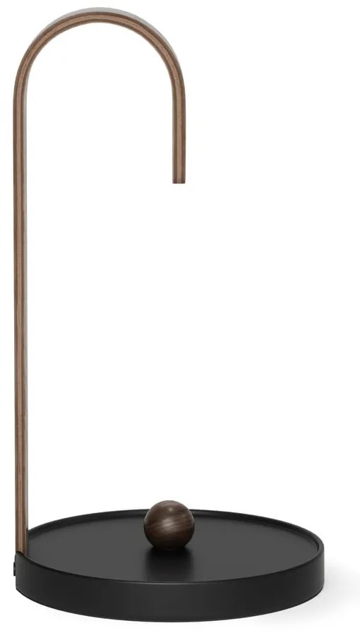 Portarotolo da cucina verticale in legno nero ø 17 cm Bellwood – Umbra