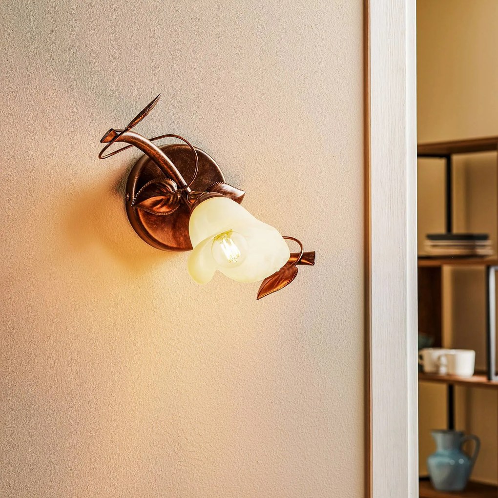 Euluna Applique Siena stile fiorentino 1 luce downlight