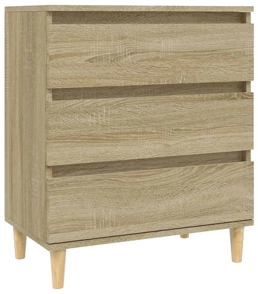 Credenza rovere sonoma 60x35x70 cm in legno multistrato