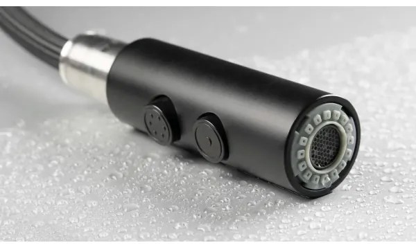 Deante BQO_N72M - Rubinetto lavello con doccetta estraibile OLFATO nero