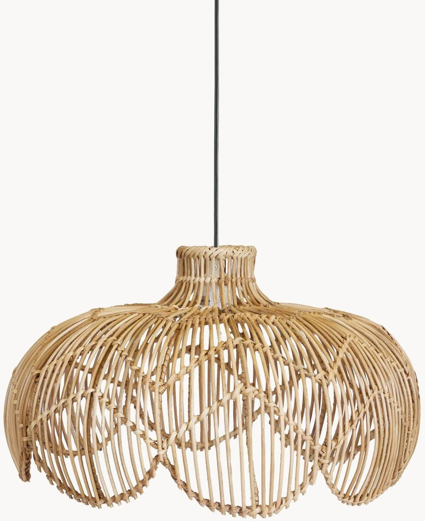 Lampada a sospensione in rattan fatta a mano Belle