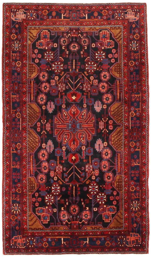 Hamedan Tappeto 160 x 280 (Iran) Annodato A Mano