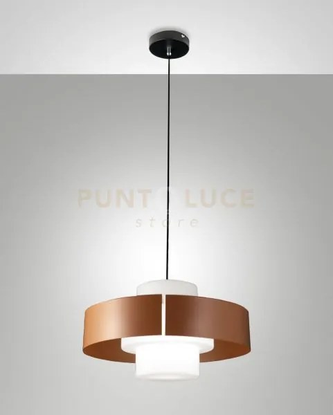 Loto lampadario a sospensione mattone 1 luce attacco e27 in metall...