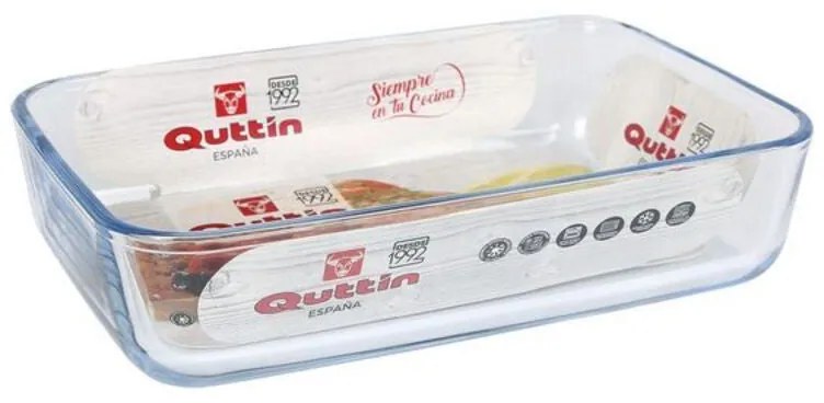 Teglia da Cucina Quttin 8435476251496 Rettangolare Vetro (925 cc)
