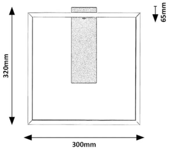 Rabalux 71011 - Applique LED TUMNUS 14W 230V 4000K