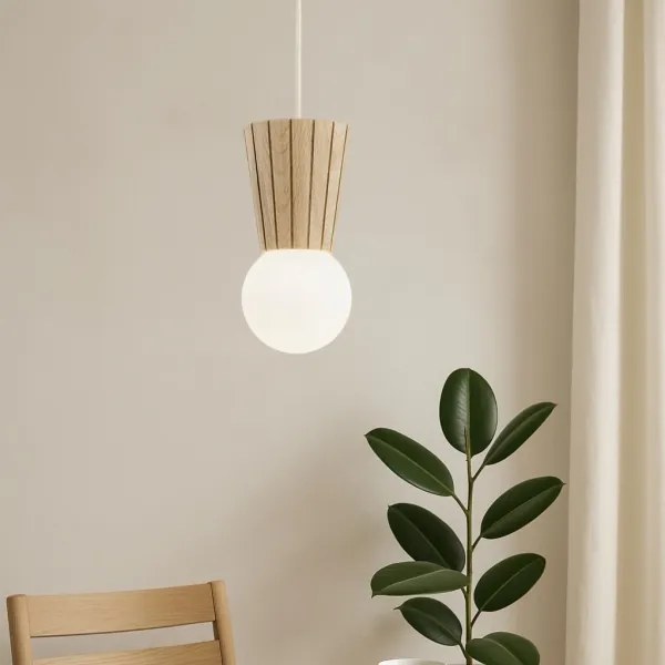 Argon 8951 - Lampadario a sospensione per bagno VOLANTE su cavo 1xG9/6W/230V IP44 beige