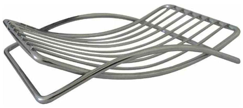 Portasapone in filo 9,7x13,8 cm cromo lucido