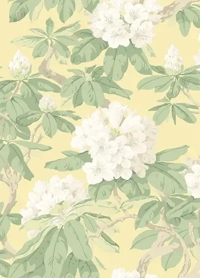 Tapete Bourlie von Cole & Son - Pale Lemon