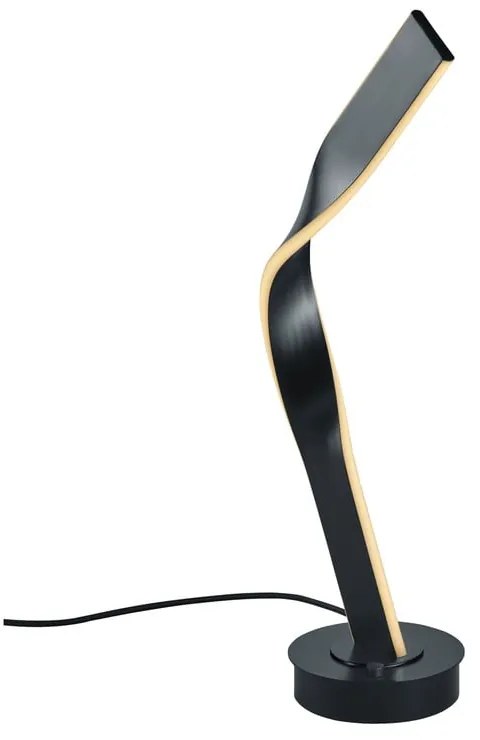 Lampada da tavolo a LED nera con paralume in metallo (altezza 64,5 cm) Cicenza - CINQUE