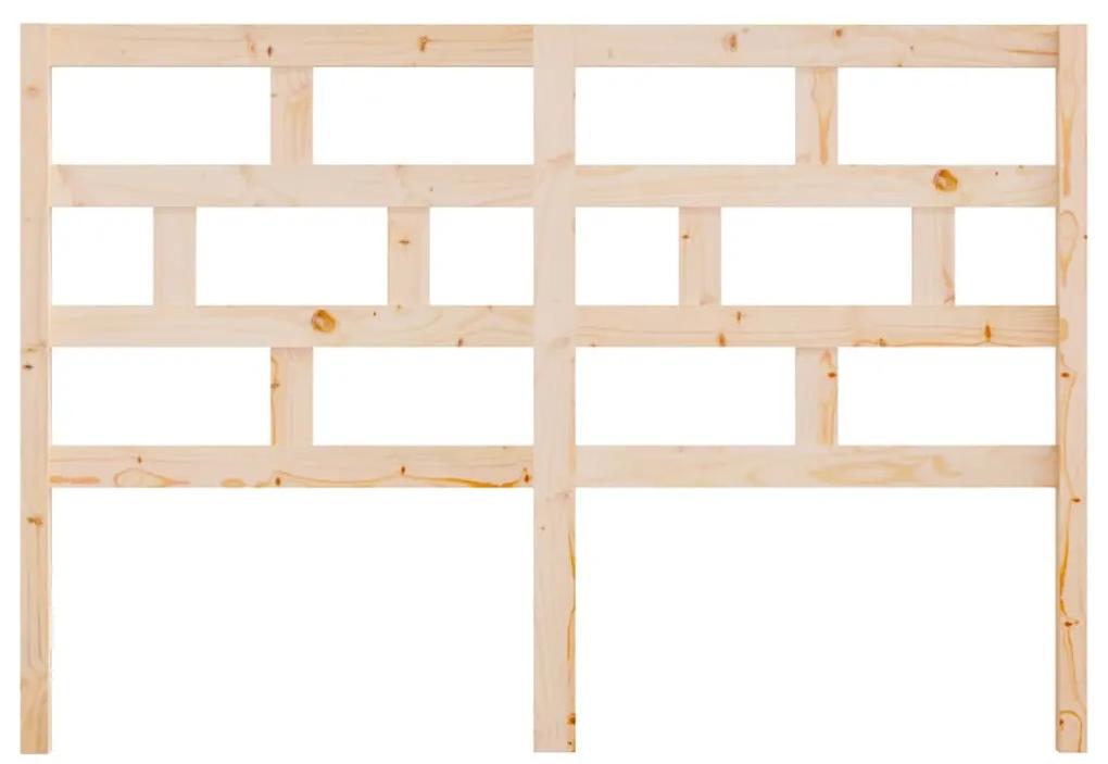 Testiera per letto 146x4x100 cm in legno massello di pino