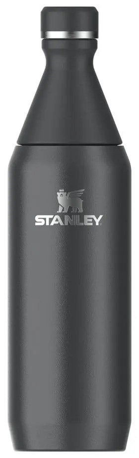 Bottiglia termica nera in acciaio inox 600 ml All Day Slim Bottle Black – Stanley