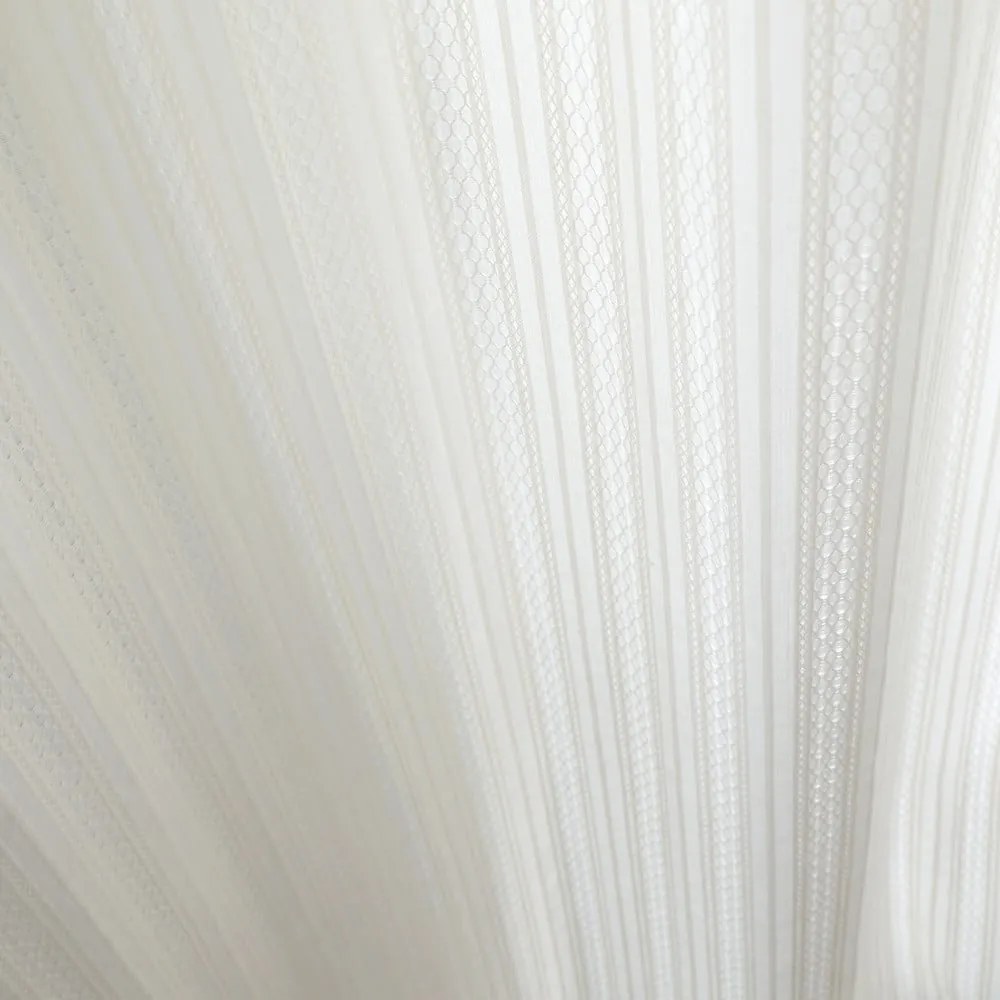 Tenda sottile bianca in cotone 140x122 cm Zofia Broderie Anglaise – Pineapple Elephant