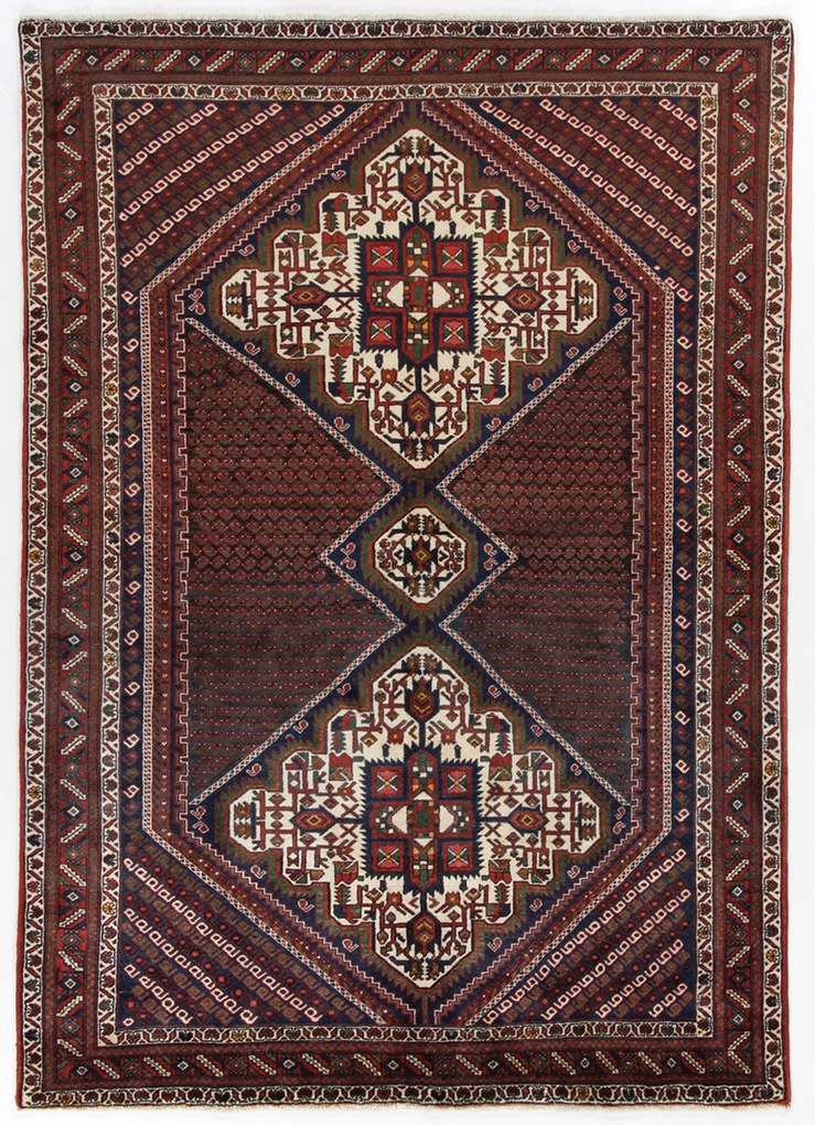 Afshar Tappeto persiano 210x150 (Iran) Annodato A Mano