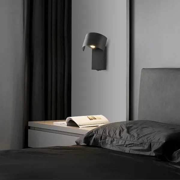 Brilagi - Applique a LED VASTO LED/3W/230V nero