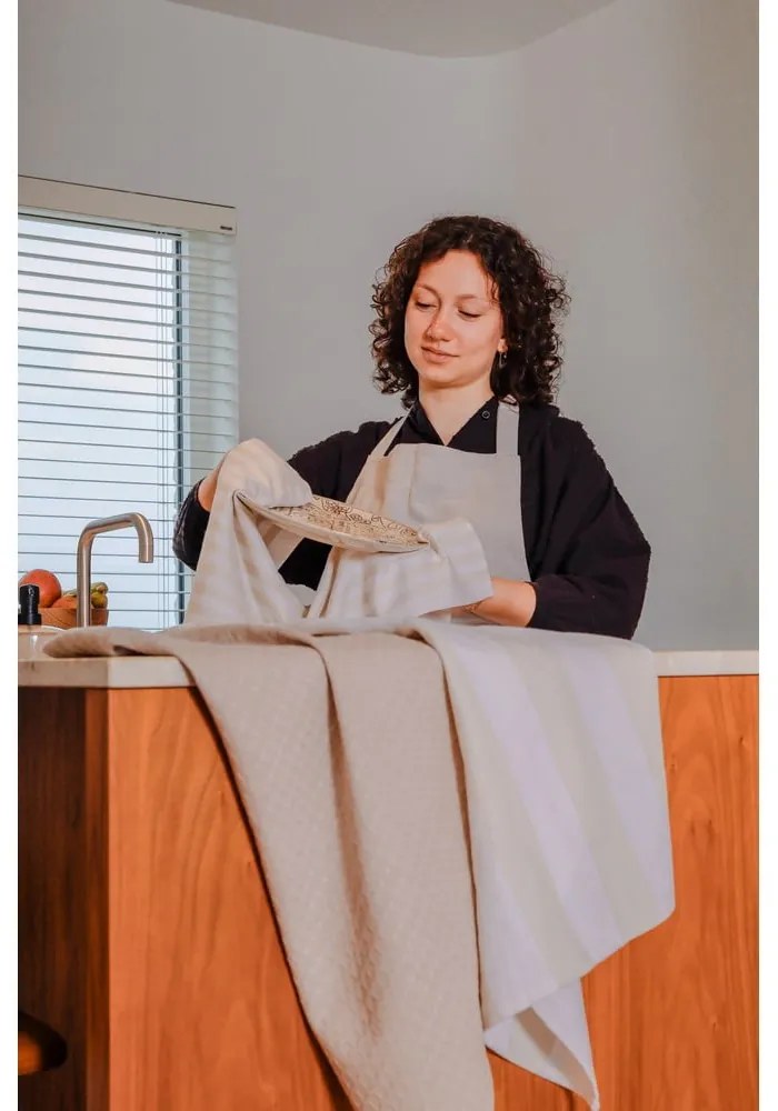 Set di strofinacci in cotone 3 pz 51x74 cm Marra – Tiseco Home Studio