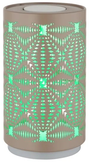 Globo 21018CH - Lampada da tavolo LED RGB touch AMIYAH LED/1W/5V 500mAh marrone