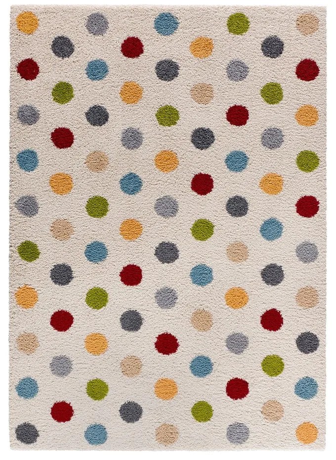 Tappeto crema 160x230 cm Norge Dots - Universal