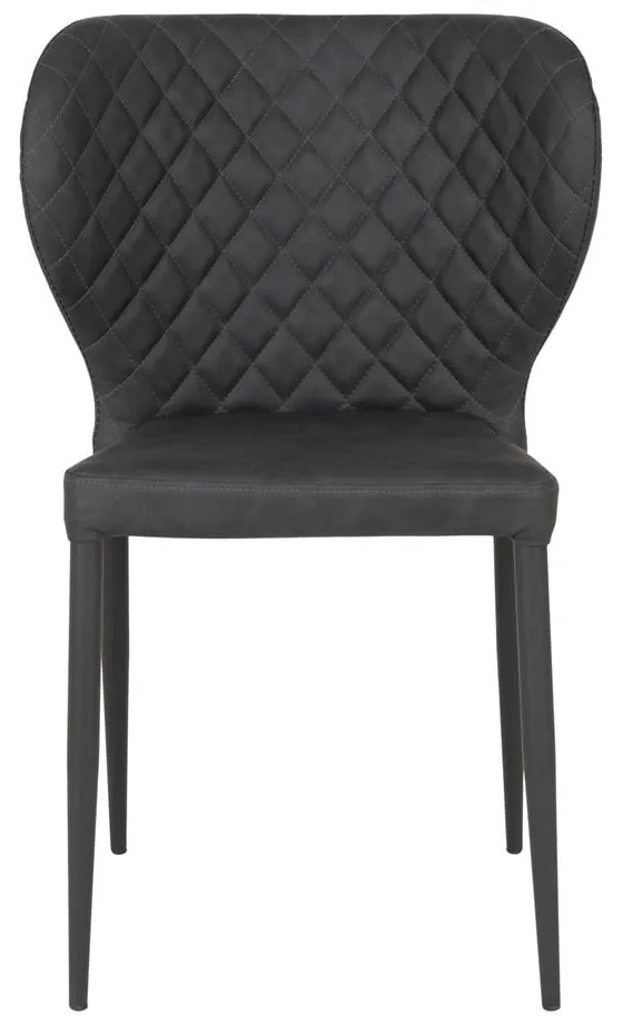 Sedie da pranzo grigio scuro in set di 4 Pisa - House Nordic